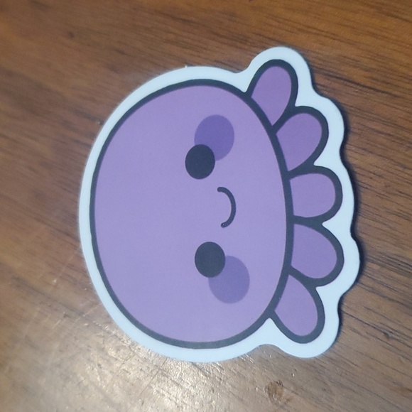 Purple Octopus Sticker - Picture 2 of 2